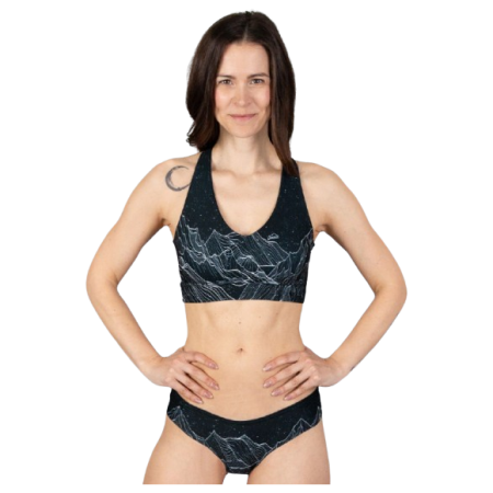 Sportovní podprsenka Drexiss Diamond Beach Black