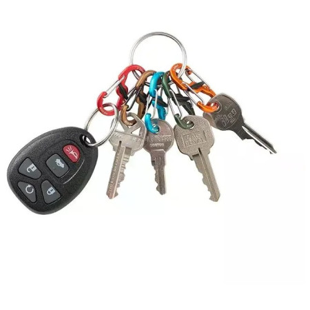 Klíčenka Nite Ize KeyRing Locker Aluminum 5 S-Biner