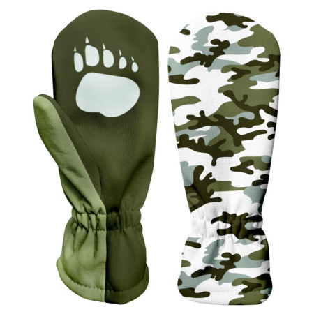 Dětské softshellové rukavice WAMU Khaki