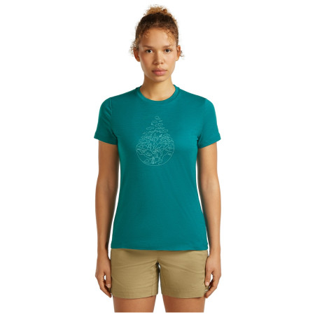 Dámské triko Icebreaker Women Merino 150 Tech Lite SS Tee Hike Path