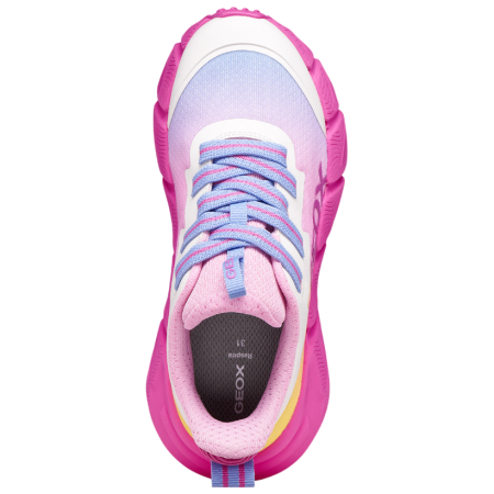 Dětské boty Geox J Flexyper Fast Girl Fuchsia