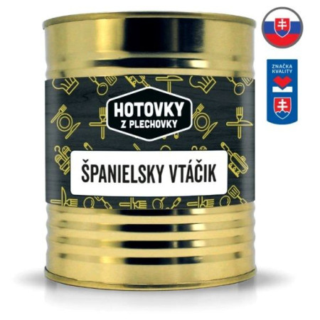 Hotové jídlo Hotovky z plechovky Španělský ptáček 800g