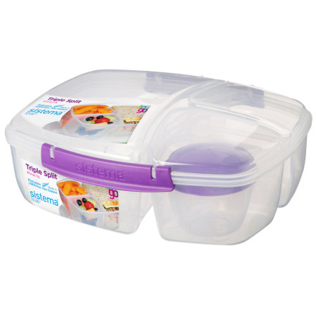 Obědový box Sistema Triple Split Lunch 2L