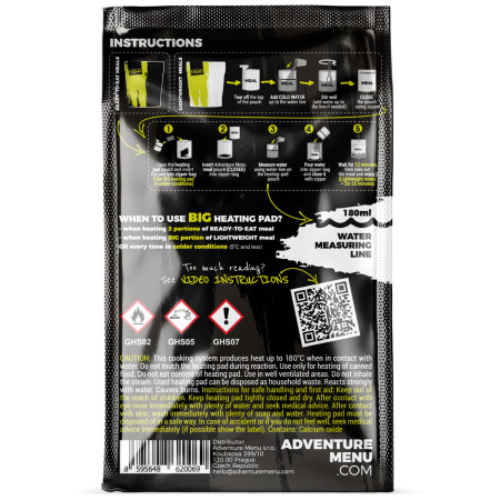 Samoohřevná kapsle Adventure Menu Big 60 g