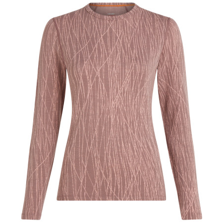 Dámské funkční triko Icebreaker Women Merino 260 Tech Vertex LS Crewe Delta Lines AOP