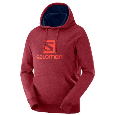 Pánská mikina Salomon Logo Hoodie M-biking red