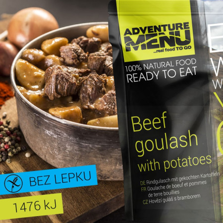 Adventure Menu Hovězí guláš s bramborem