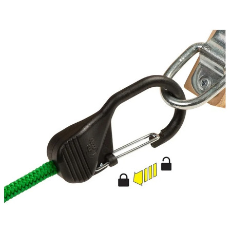 Upínací guma Nite Ize Slide Lock Carabiner Bungee