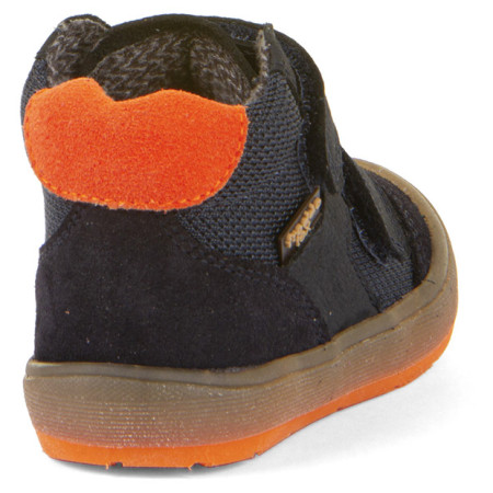 Dětské celoroční barefoot boty Froddo Ollie Lumi Tex Dark Blue