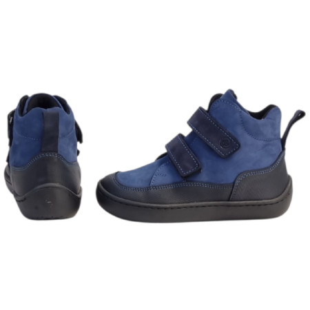 Dětské barefoot boty beBare 3514SA Denim