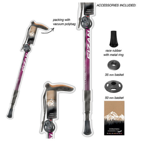 Vycházková hůl Fizan Classic Micro