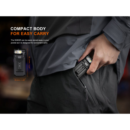 Kapesní baterka Fenix SW05R-UV