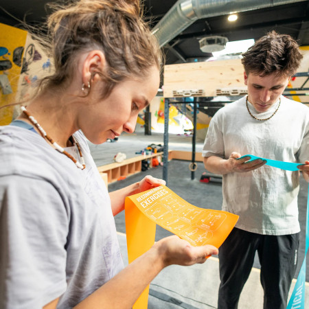 Posilovací guma YY VERTICAL Warm Up Band Orange Hard