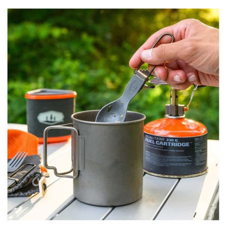 Sada příborů GSI Outdoors Tekk Trio Folding Cutlery Set