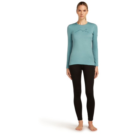 Dámské funkční triko Icebreaker Women Merino 200 Oasis LS Crewe Rainer Ridge