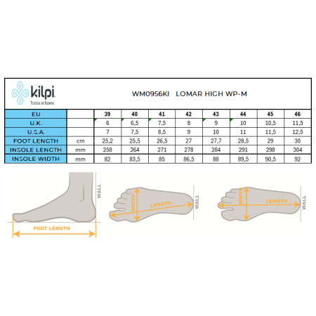 Pánské boty Kilpi Lomar High Wp-M