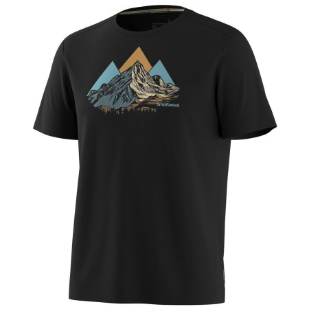 Pánské funkční triko Smartwool Triangle Mountain Active Short Sleeve Graphic Tee