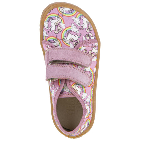 Dětské tenisky Froddo Barefoot canvas White/Pink