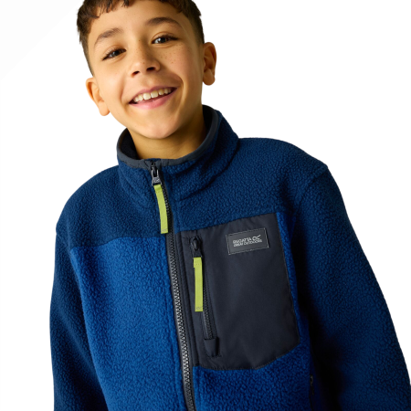 Dětská funkční mikina Regatta Junior Frankie Warm Fleece Aviator Blue