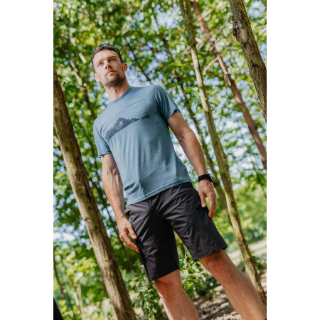 Pánské triko MOOA Merino Lyolite Highlander 150 Short