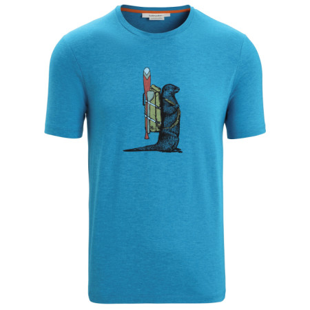 Pánské triko Icebreaker Men Central Classic SS Tee Otter Paddle