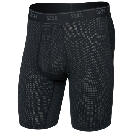 Pánské boxerky Saxx Quest Quick-Dry Mesh Long Boxer Brf Fly