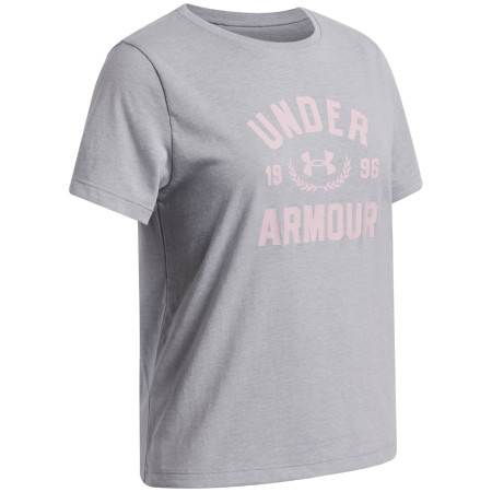 Dětské funkční triko Under Armour UA G Varsity SS Mod Gray Light Heather