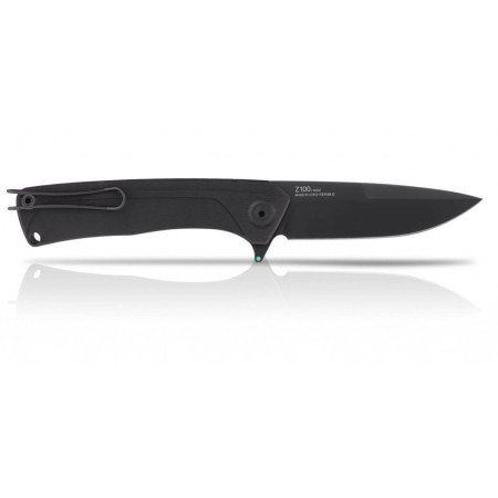 Nůž Acta Non Verba Z100 DLC/Plain Edge, G10 Black, Liner Lock