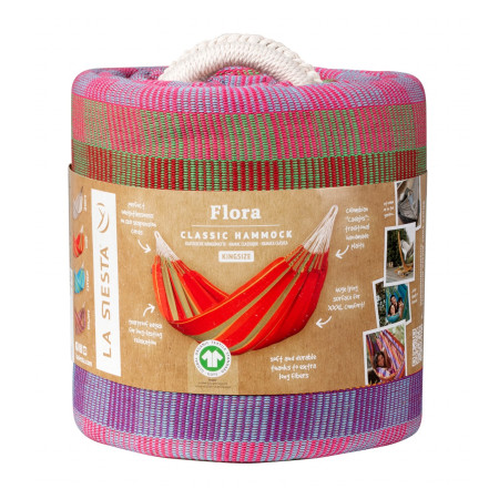 Houpací síť La Siesta Flora Kingsize Pattern