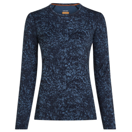 Dámské funkční triko Icebreaker Women M 200 Oasis LS Crewe Moss BloomAOP