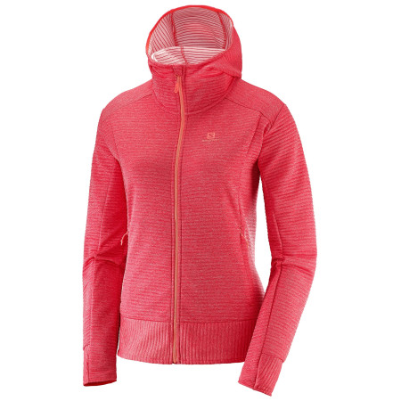 Dámská mikina Salomon Right Nice Mid Hoodie W-coral