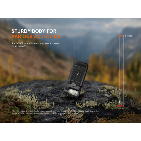 Kapesní baterka Fenix SW05R-UV