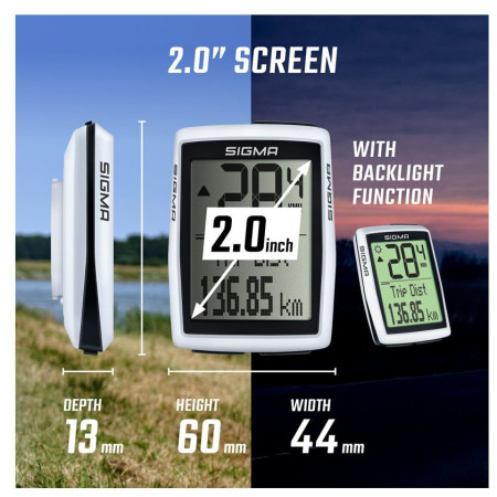 Cyklocomputer Sigma BC 12.0 WL STS