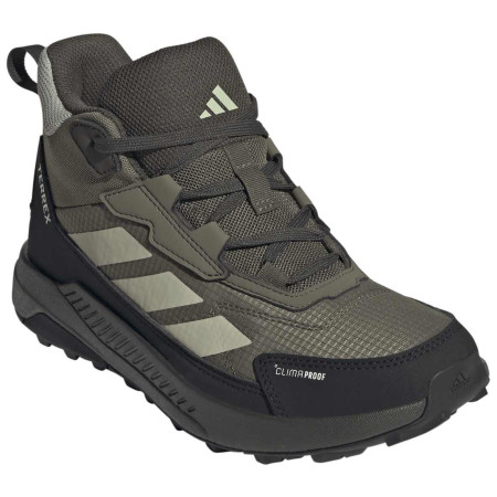 Dětské boty Adidas Terrex Anylander Mid Climaproof J Green
