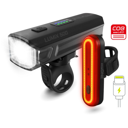 Přední / zadní světlo Just One Lumix 500 Set