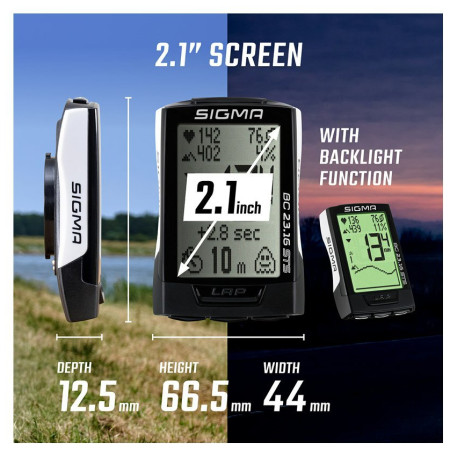 Cyklocomputer Sigma BC 23.16 STS/CAD bezdrátový