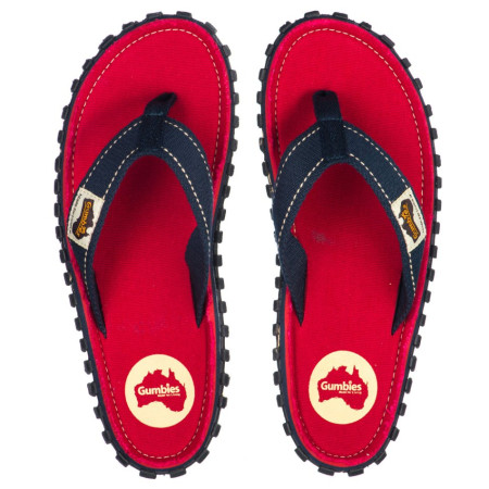 Sandále Gumbies Islander Flip Flop Red Coast
