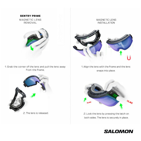 Lyžařské brýle Salomon Sentry Prime Sigma +1Lens