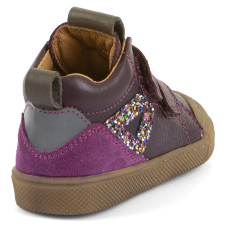 Dětské boty Froddo Rosario High Top Dark Bordeaux