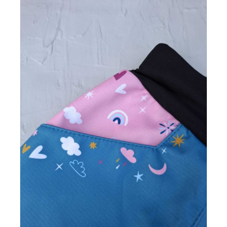 Dětské softshellové kalhoty WAMU Jednorožci