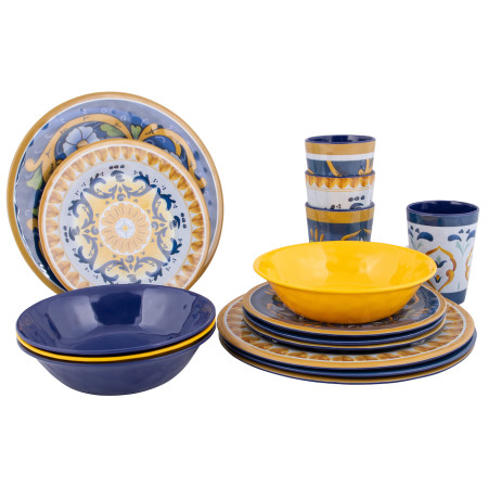 Nádobí Bo-Camp Tableware Sicilian 16pcs