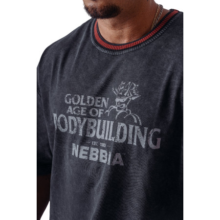 Pánské funkční triko Nebbia NEBBIA x Olympia Heavyweight Cotton T-Shirt