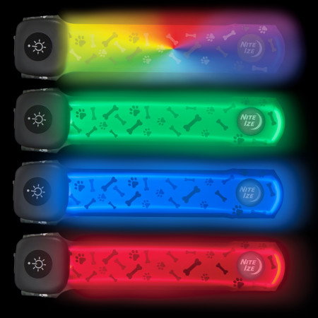 Svítící obojek pro psa Nite Ize NiteDog® Rechargeable LED Collar Cover