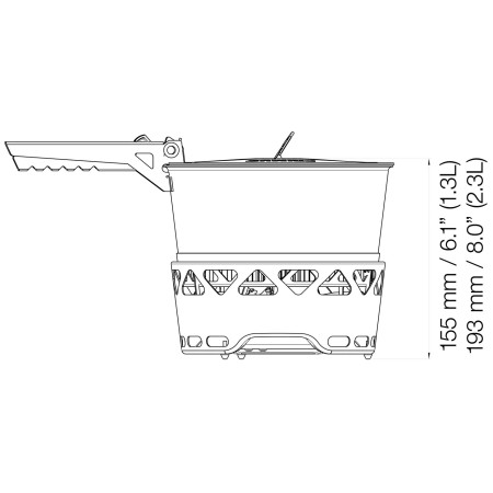 Sada na vaření Primus PrimeTech Stove Set II 2,3 l