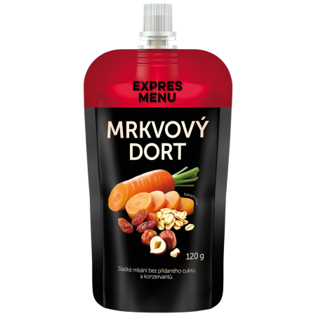 Jídlo na cesty Expres menu Mls Mrkvový dort