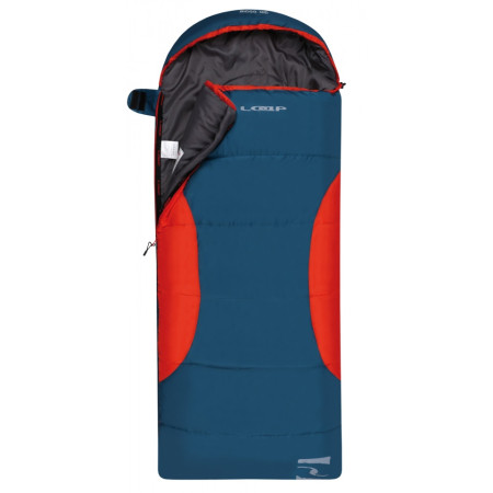 Dětský spacák Loap Ricco Kid modrá/červená