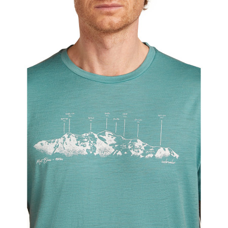 Pánské tričko Icebreaker Men Merino 150 Tech Lite SS Tee The Peaks