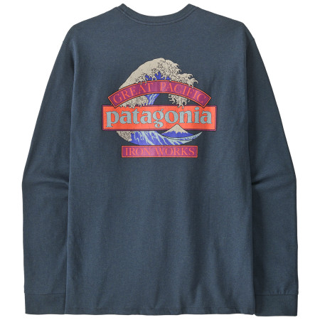 Pánské triko Patagonia Long-Sleeved Great Waves Responsibili-Tee