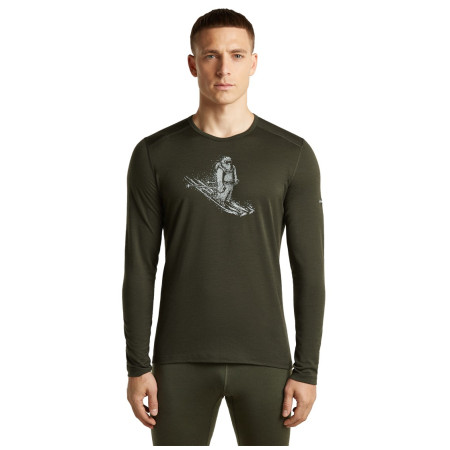 Pánské funkční triko Icebreaker Men Merino 200 Oasis LS Crewe SkiingYeti