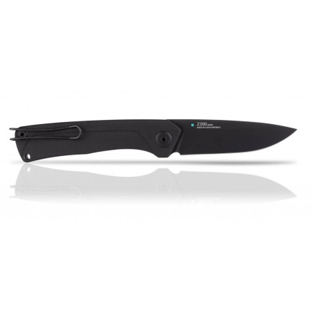 Nůž Acta Non Verba Z200 DLC/Plain Edge, G10 Black/Liner Lock